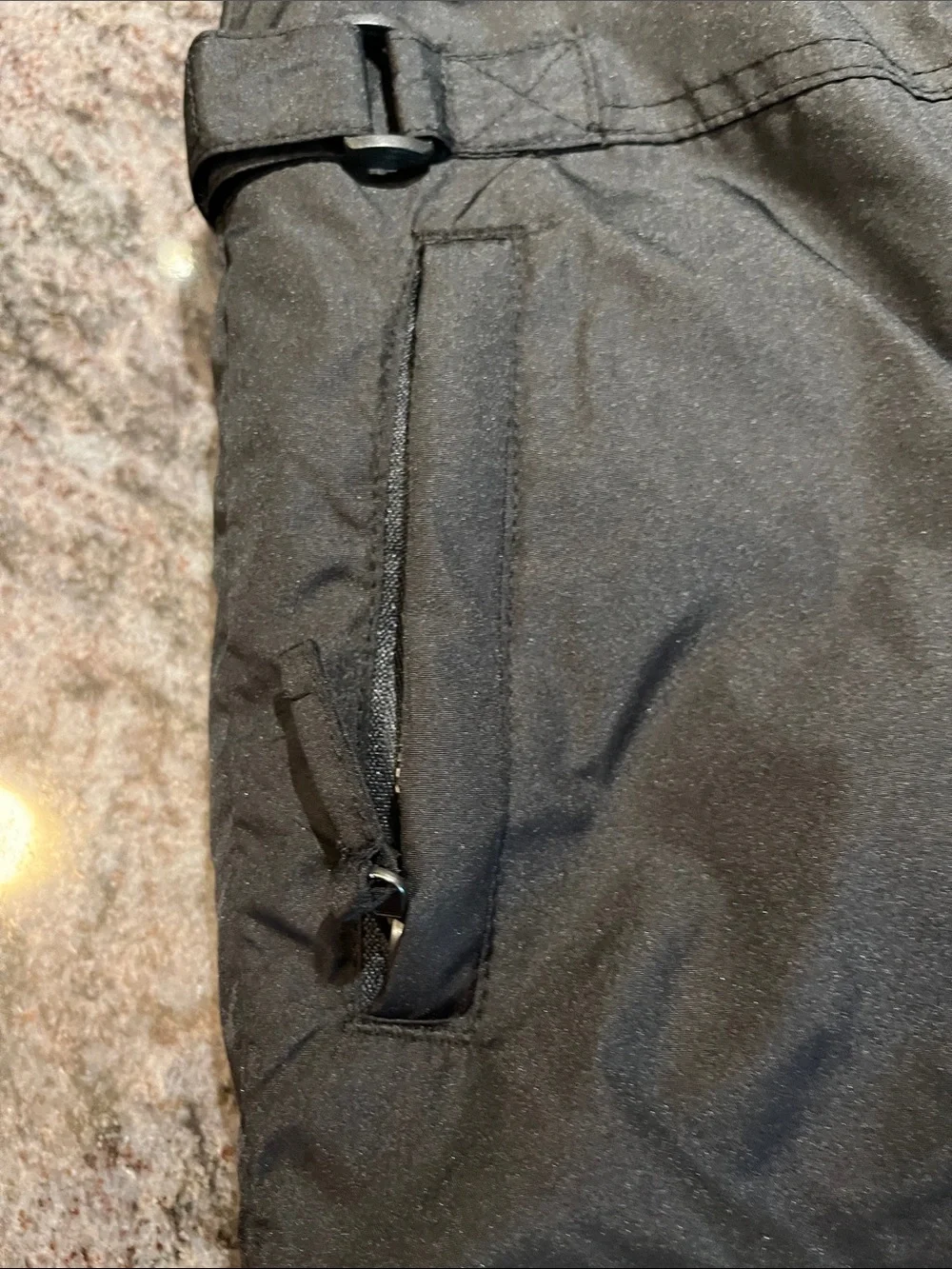 Kids' Black Insulated Snow Overalls - Unbranded